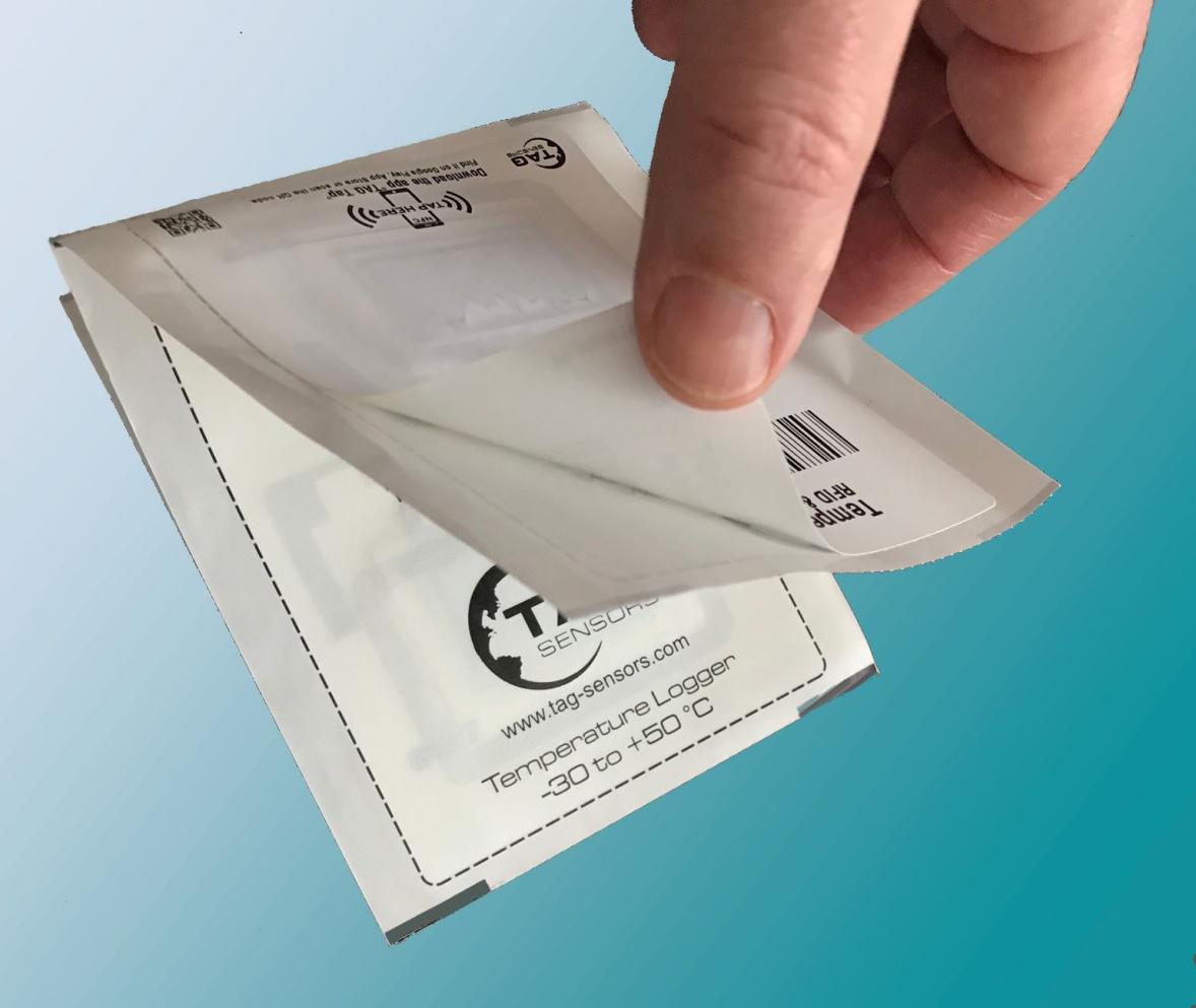 RFID CC Temp dos auto-adhésif 